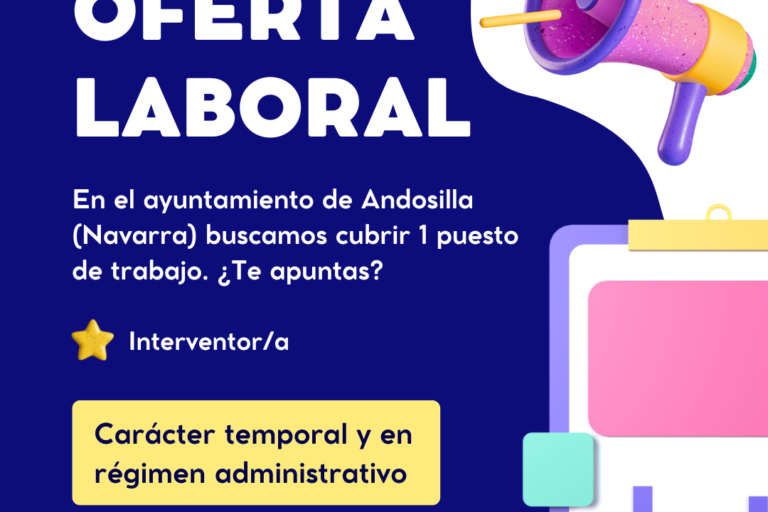 Bases convocatoria interventor en el ayuntamiento de Andosilla