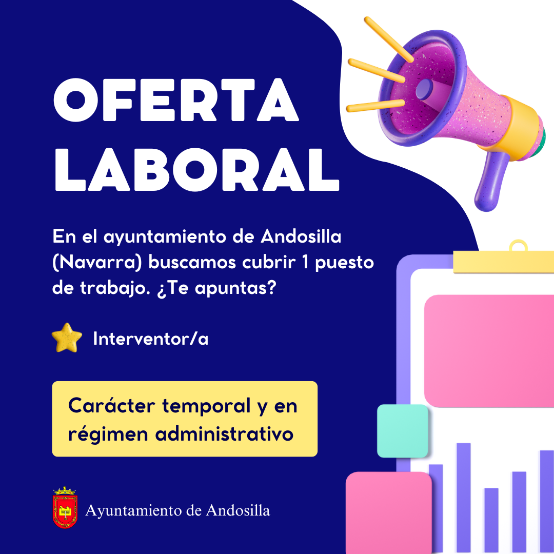 Bases convocatoria interventor en el ayuntamiento de Andosilla