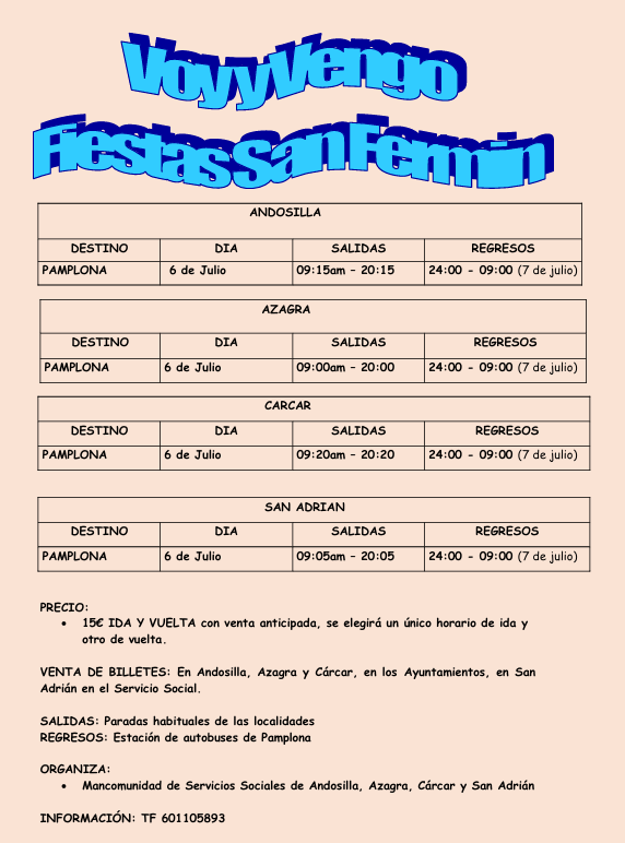 VOYyVENGO Fiestas de San Fermín 2024