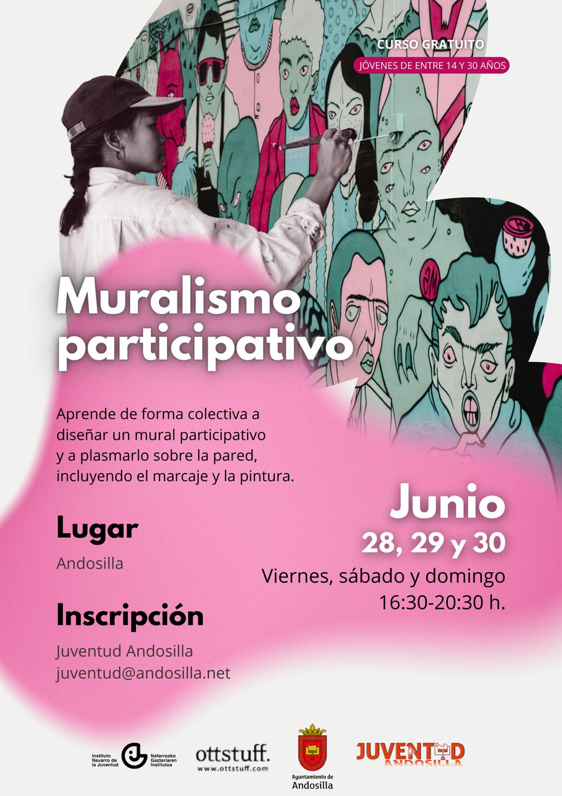 Muralismo participativo Andosilla 2024