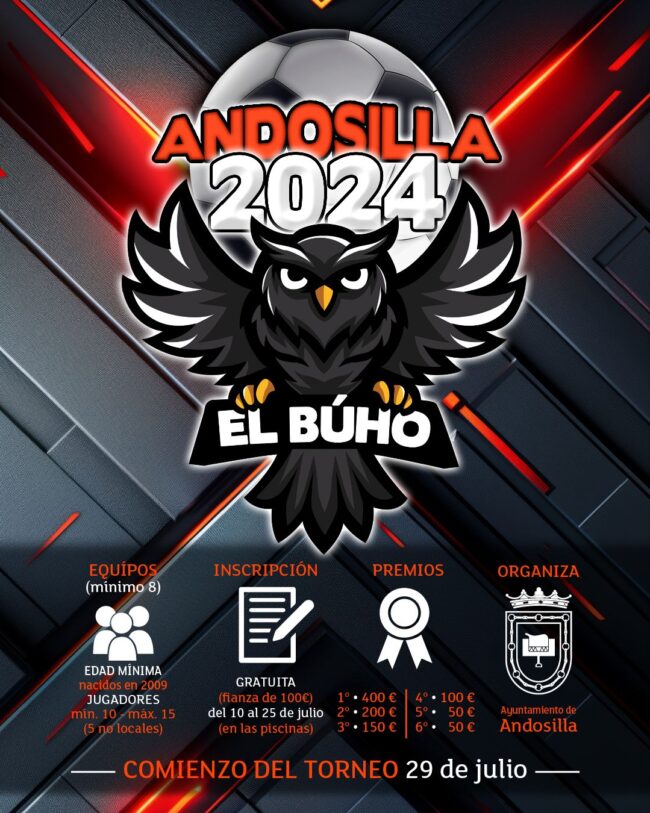 Torneos deportivos en Andosilla. Verano 2024