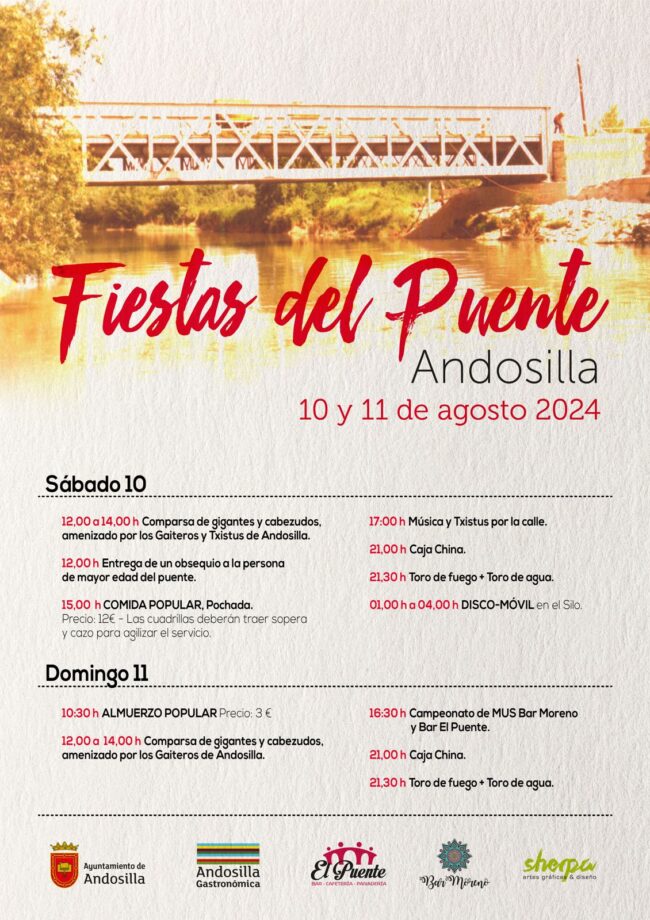 Programa de fiestas barrio El Puente