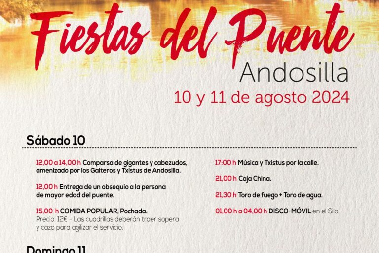 Programa de fiestas barrio El Puente