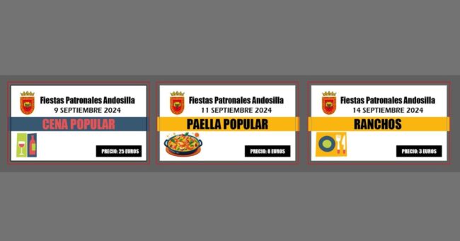 Tickets Fiestas 2024